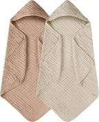 Hooded Baby Towels for Newborn 2 Pack